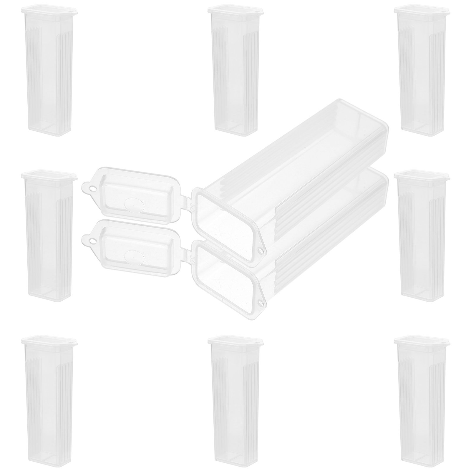 Pathology Slide Storage - 10Pcs Slide Boxes PP Material Secure