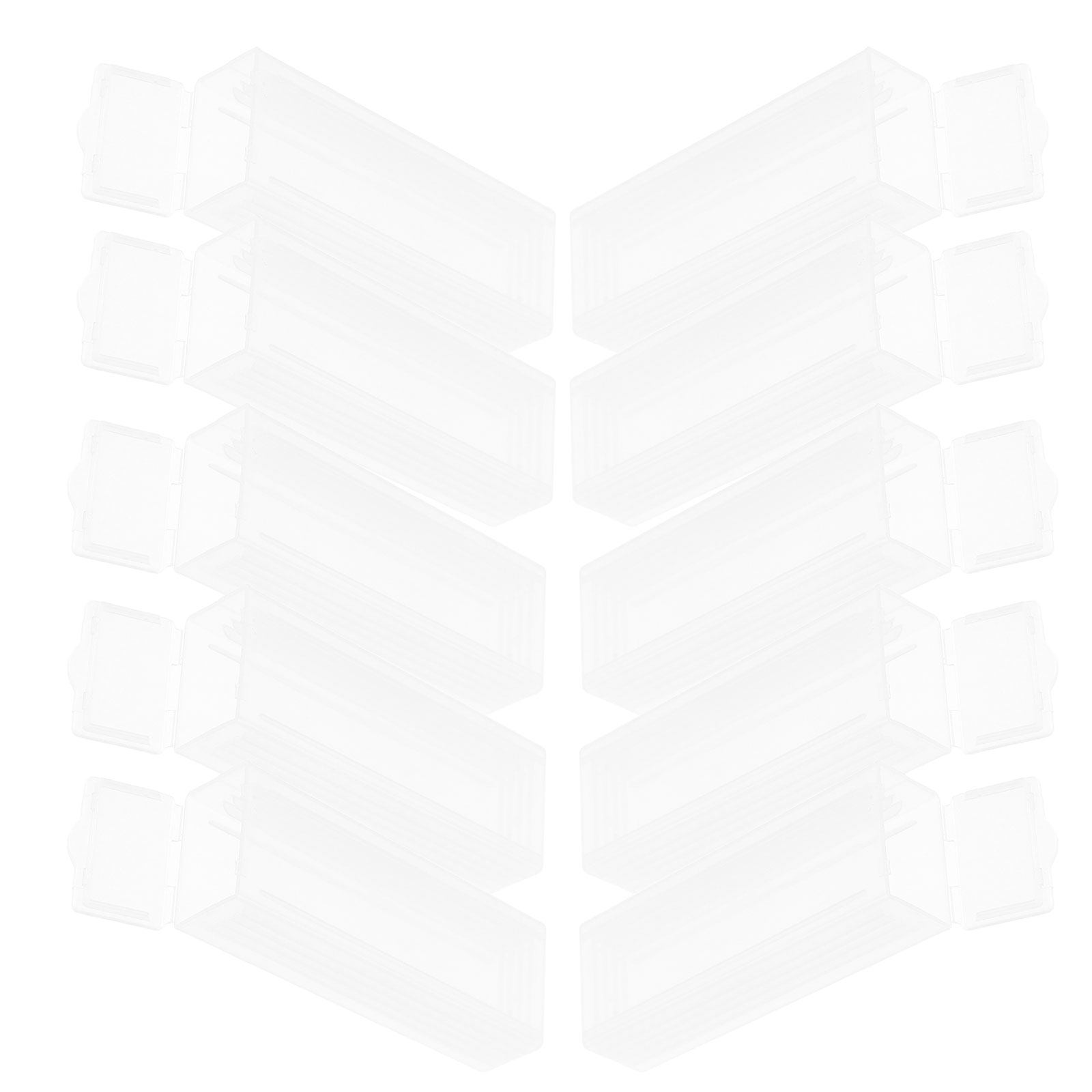 Pathology Slide Storage - 10Pcs Plastic Microscope Slide Case Slide