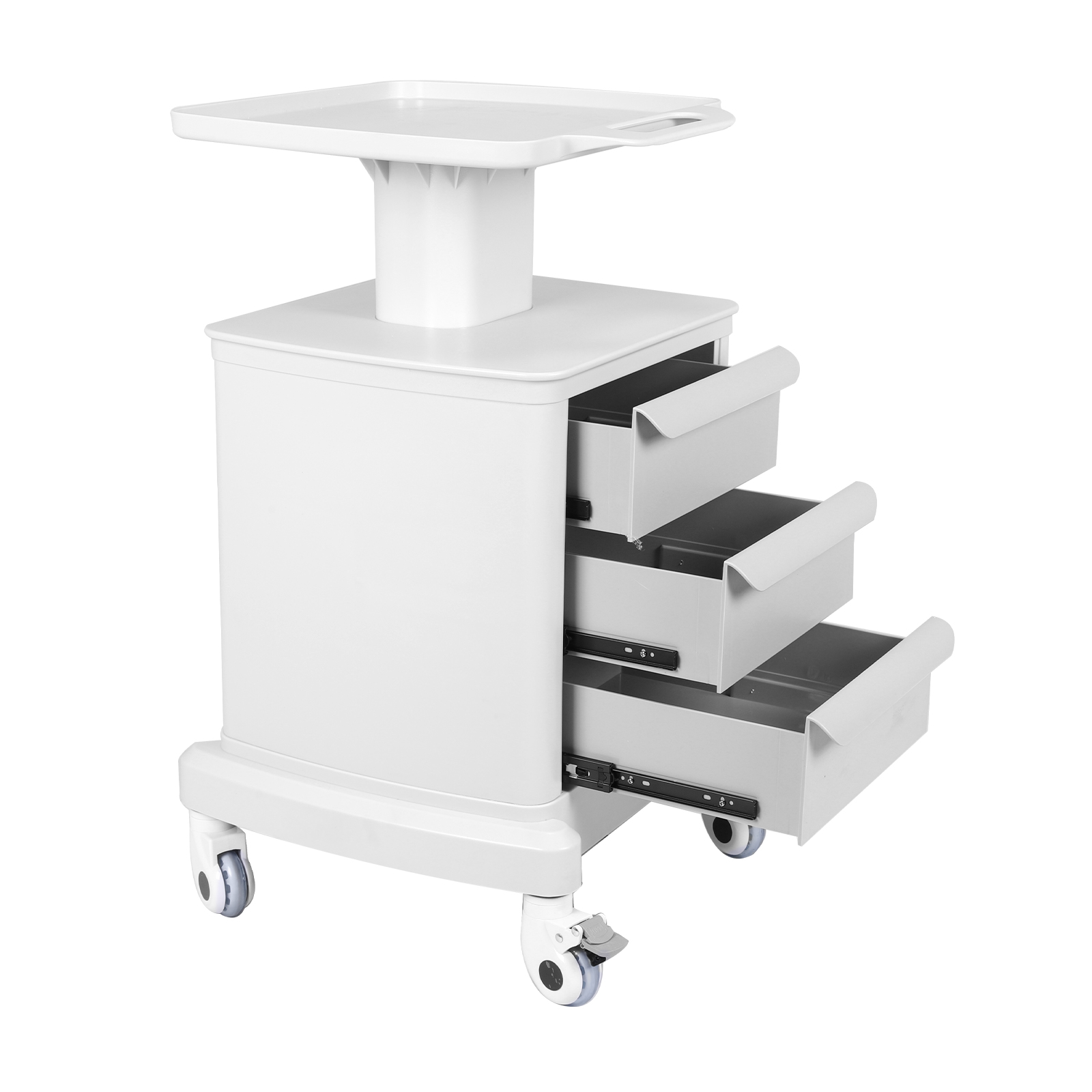 Medical Lab Officer - Mobile Medical Cart with 3 Drawers
