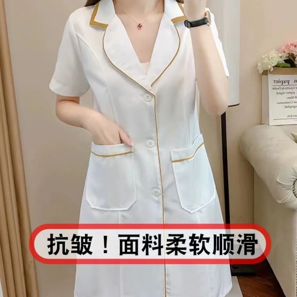 Medical Lab Management - 2024 Lapel Beauty Uniform, Beautician Skin