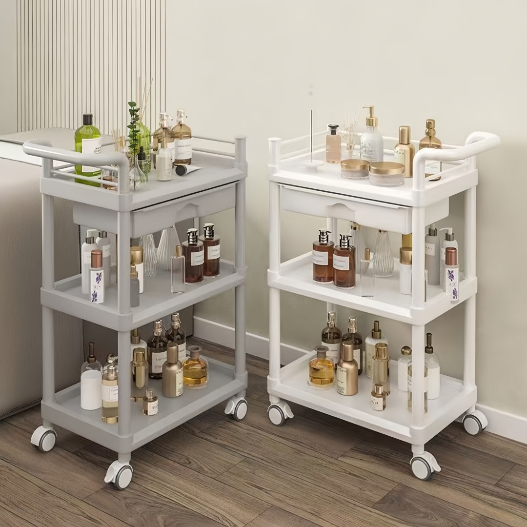 Medical Lab Officer - 3-Tier Medical Utility Cart With Drawer