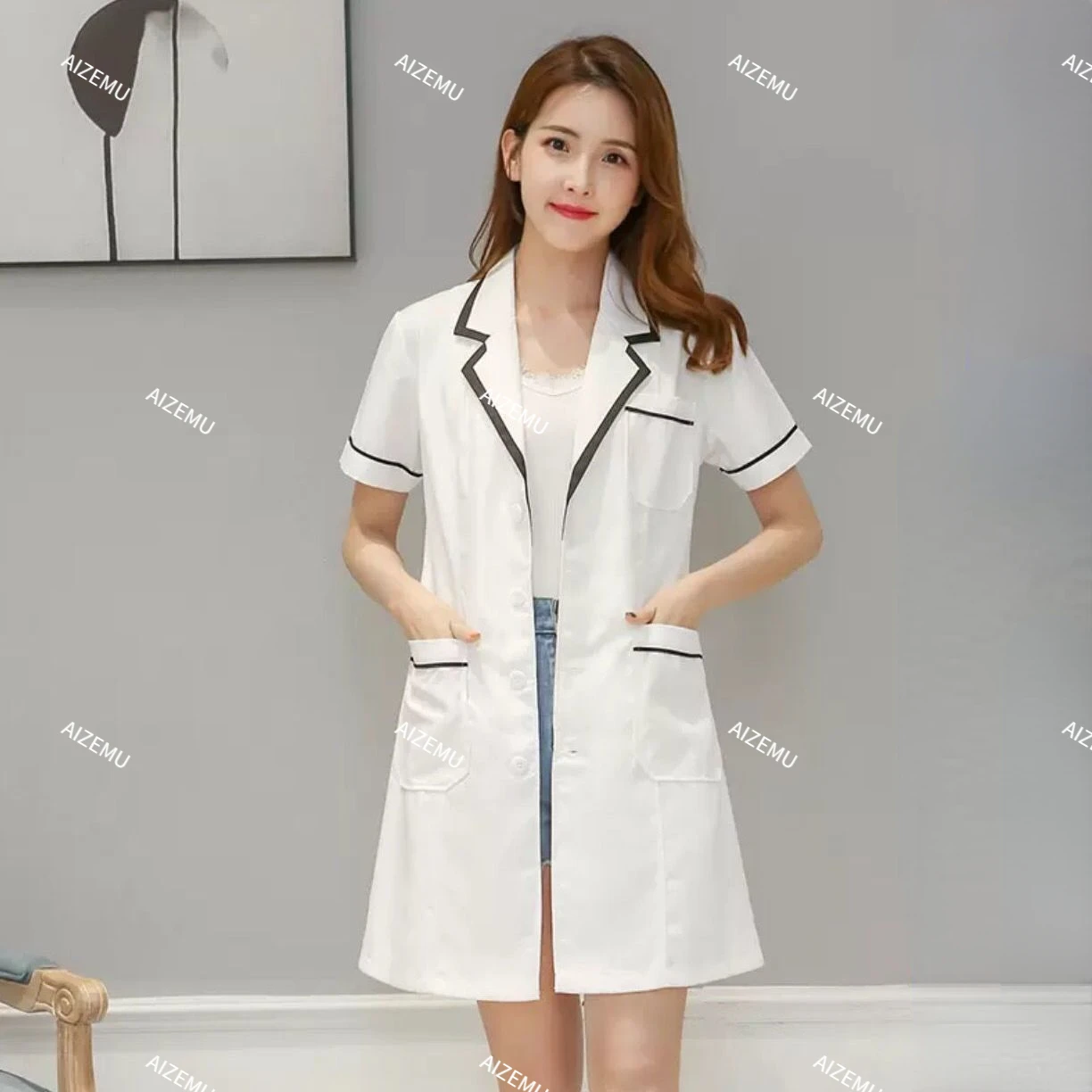 Women spa dress Short-sleeve B - Medical Lab Management incelemesi ve fiyatı