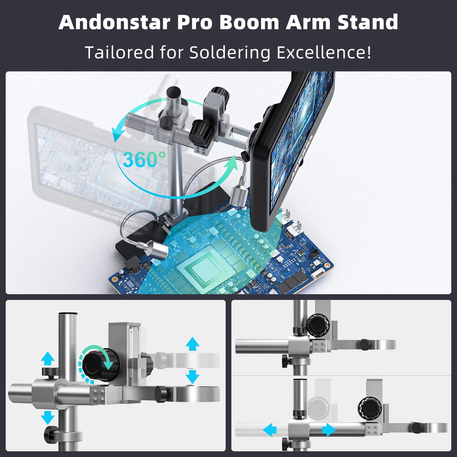 Andonstar AD210S-Pro 4K 60FPS  - Digital Microscope incelemesi ve fiyatı