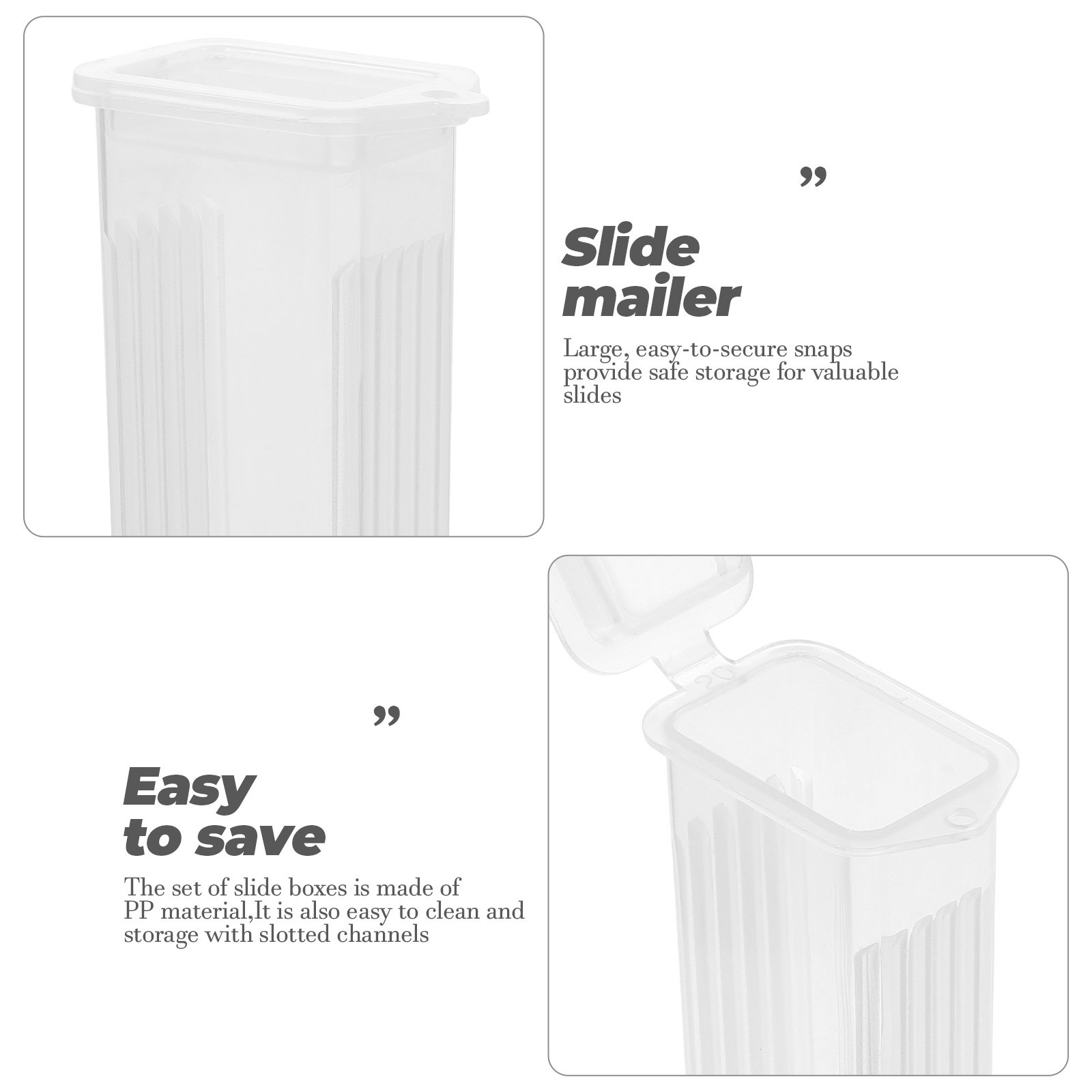 10Pcs Individual Slide Storage - Pathology Slide Storage incelemesi ve fiyatı