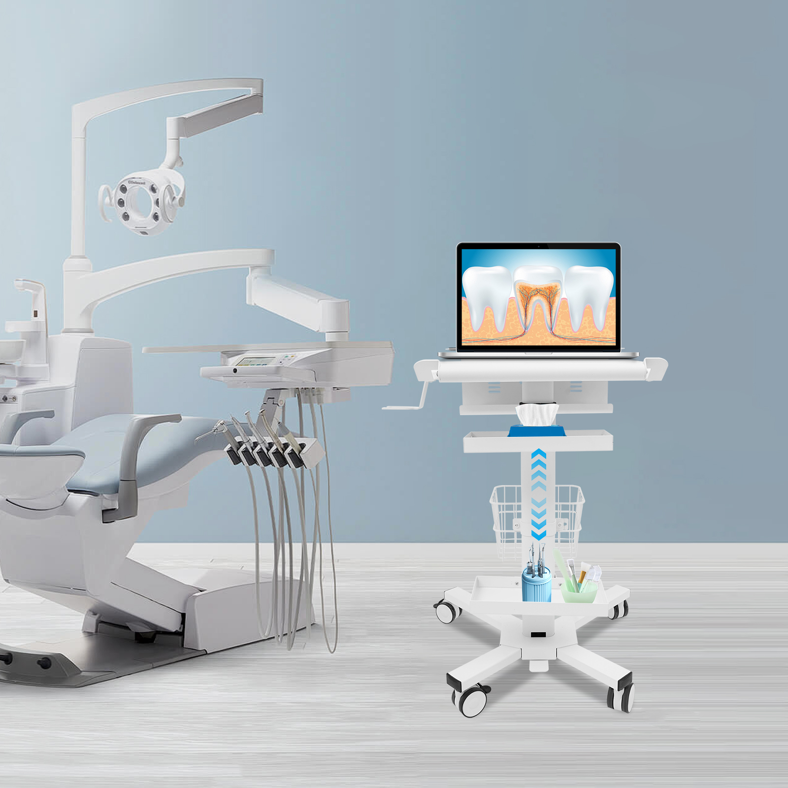 Medical Cart, Spacious Work Ta - Medical Lab Officer incelemesi ve fiyatı