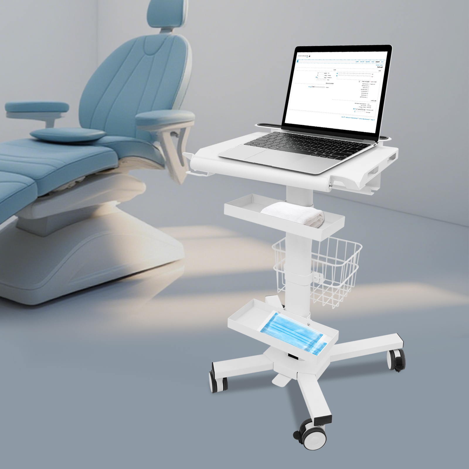 Medical Cart, Spacious Work Ta - Medical Lab Officer incelemesi ve fiyatı